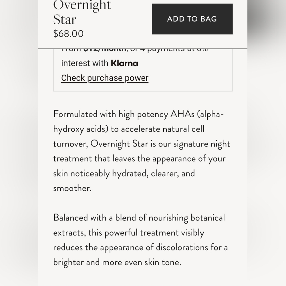 Glomance Overnight Star Resurfacing Exfoliater Treatment. Price Firm - Picture 8 of 11